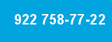 922 758-77-22